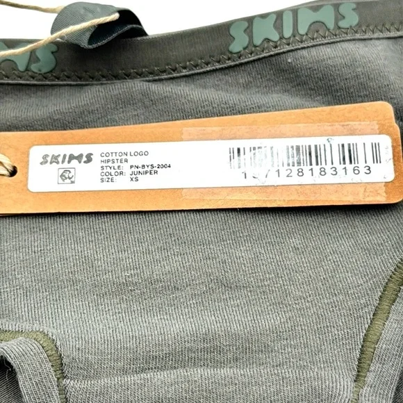 Skims Cotton Logo Hipster Size XS - Picture 10 of 12